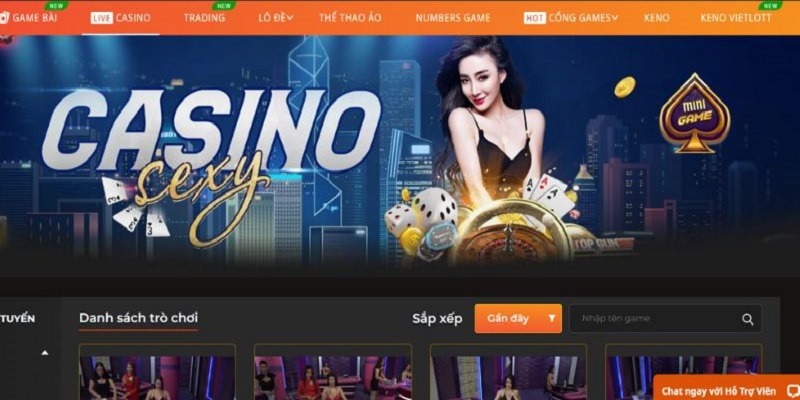 Top 5 Game Casino Trực Tuyến Khuấy Đảo Thiên Đường SV88